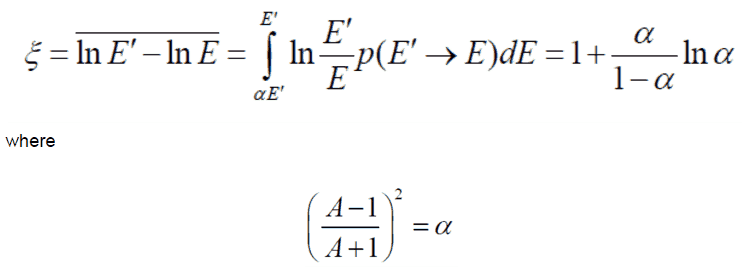 logarithmic energy decrement - equation