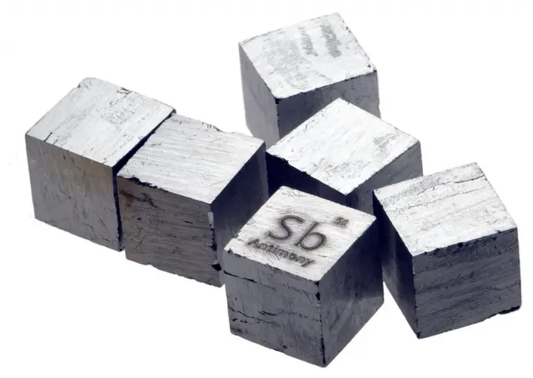 Antimony and Lead Comparison Properties Material Properties