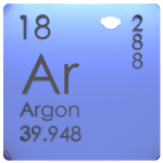 Argônio na Tabela Periódica