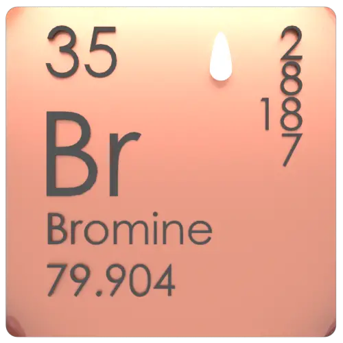 Bromine - Protons - Neutrons - Electrons - Electron Configuration