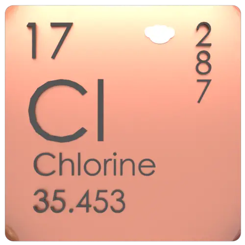 structure of isotopes of chlorine