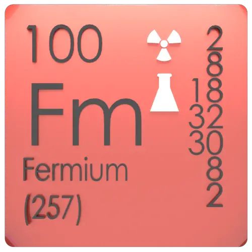 Tabla periódica de fermio