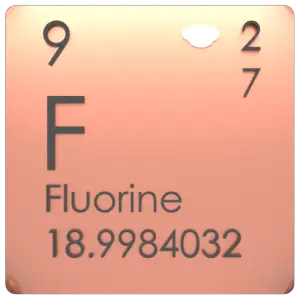 fluorine monatomic density odorless