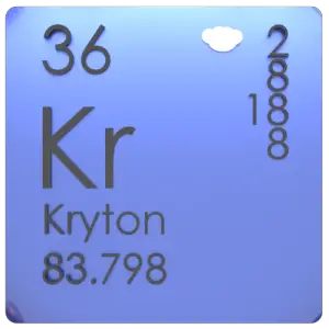 Krypton and Xenon Comparison Properties Material Properties