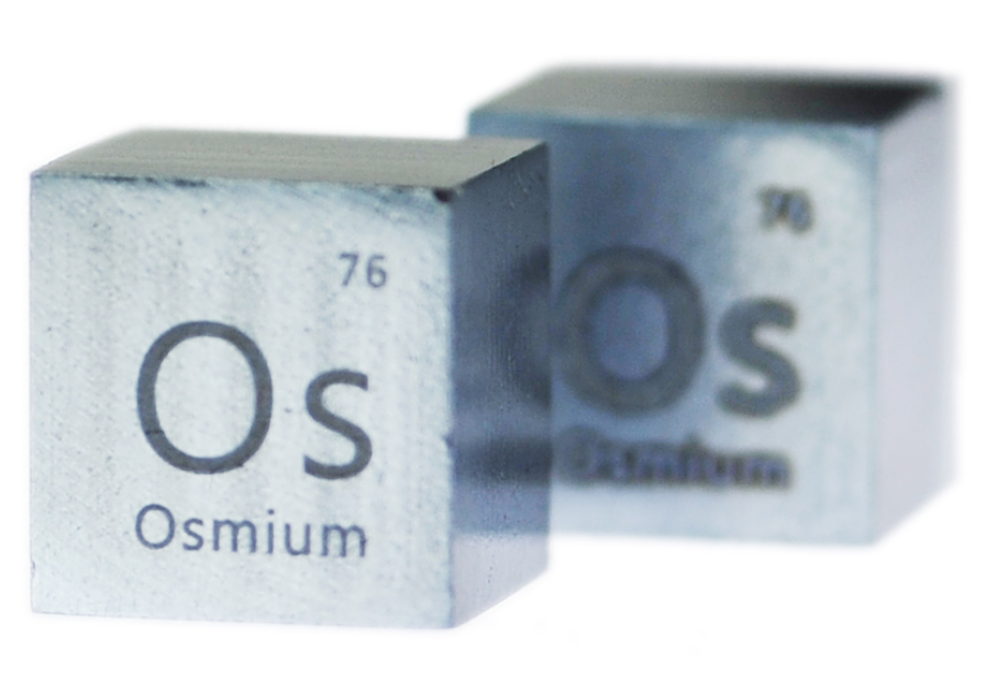 Tableau périodique de l'osmium