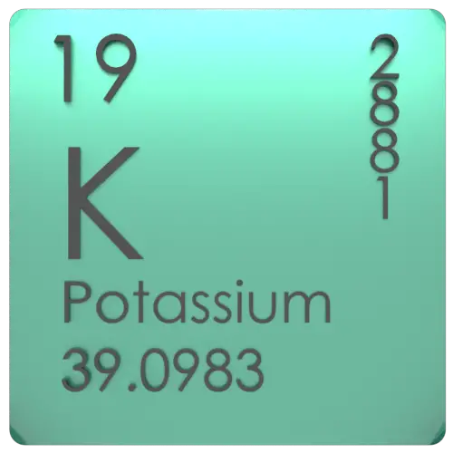 interesting facts about potassium element